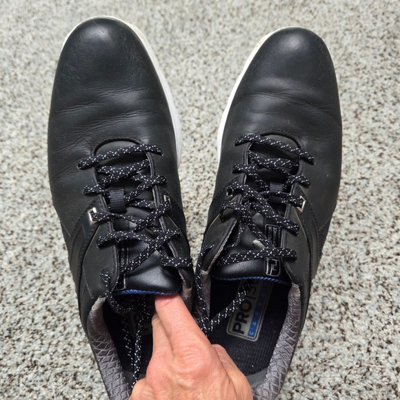 FootJoy Pro|SL Golf Shoes Spikeless Leather Comfort Black Mens Size 11M‎ main image 8